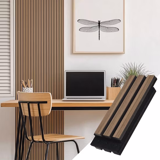 청각적인 애완 동물 건강한 가공 패널을 가진 장식적인 판금 나무로 되는 벽면