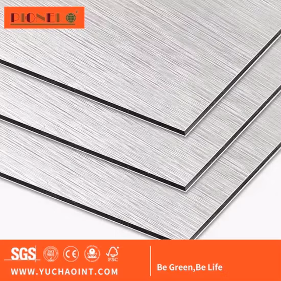 내화성이 있는 알루미늄 벽 물자 ACP 장 목제 색깔 알루미늄/알루미늄 합성 패널